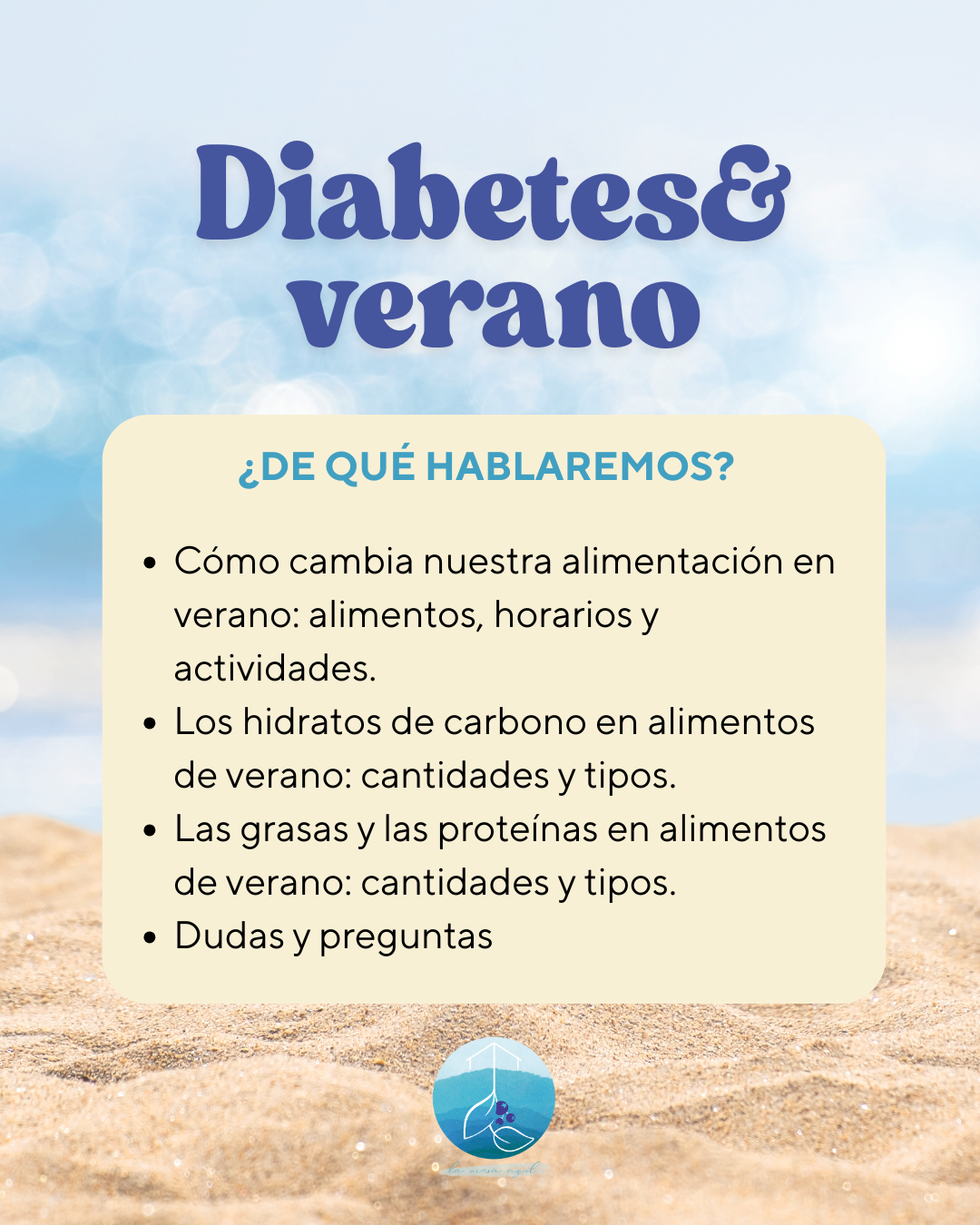 Taller Diabetes y Verano